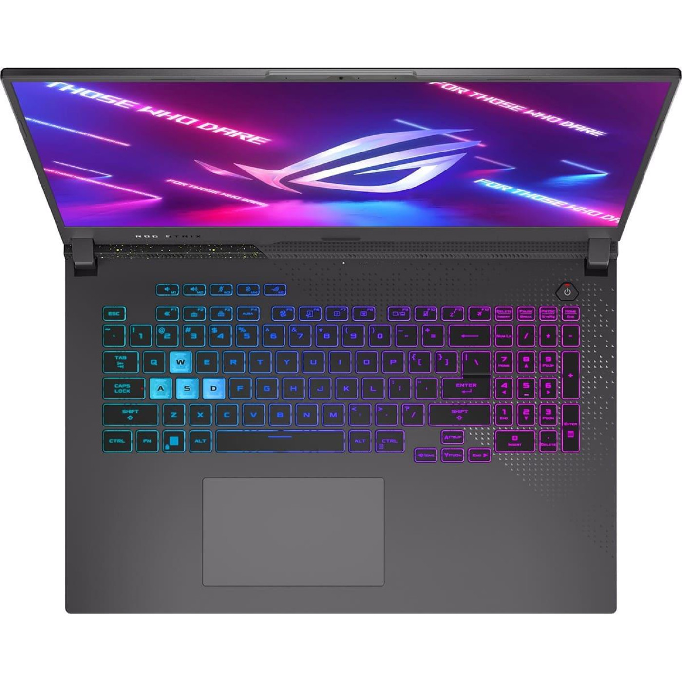 Ноутбук ASUS 17.3 ROG Strix G17 G713PV WQHD IPS 240Hz/Ryzen 9 7845HX/64GB/4TB/RTX 4060 8GB/W11H/Eclipse Gray (G713PV-W644) U1