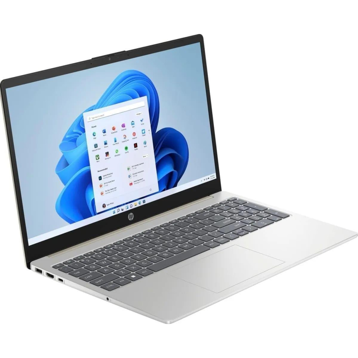 Ноутбук HP 15.6 15-fd1163ua FHD IPS/Intel Core 3-100U/16GB/512SSD/Intel Graphics/DOS/Gold (C9NC7EA)