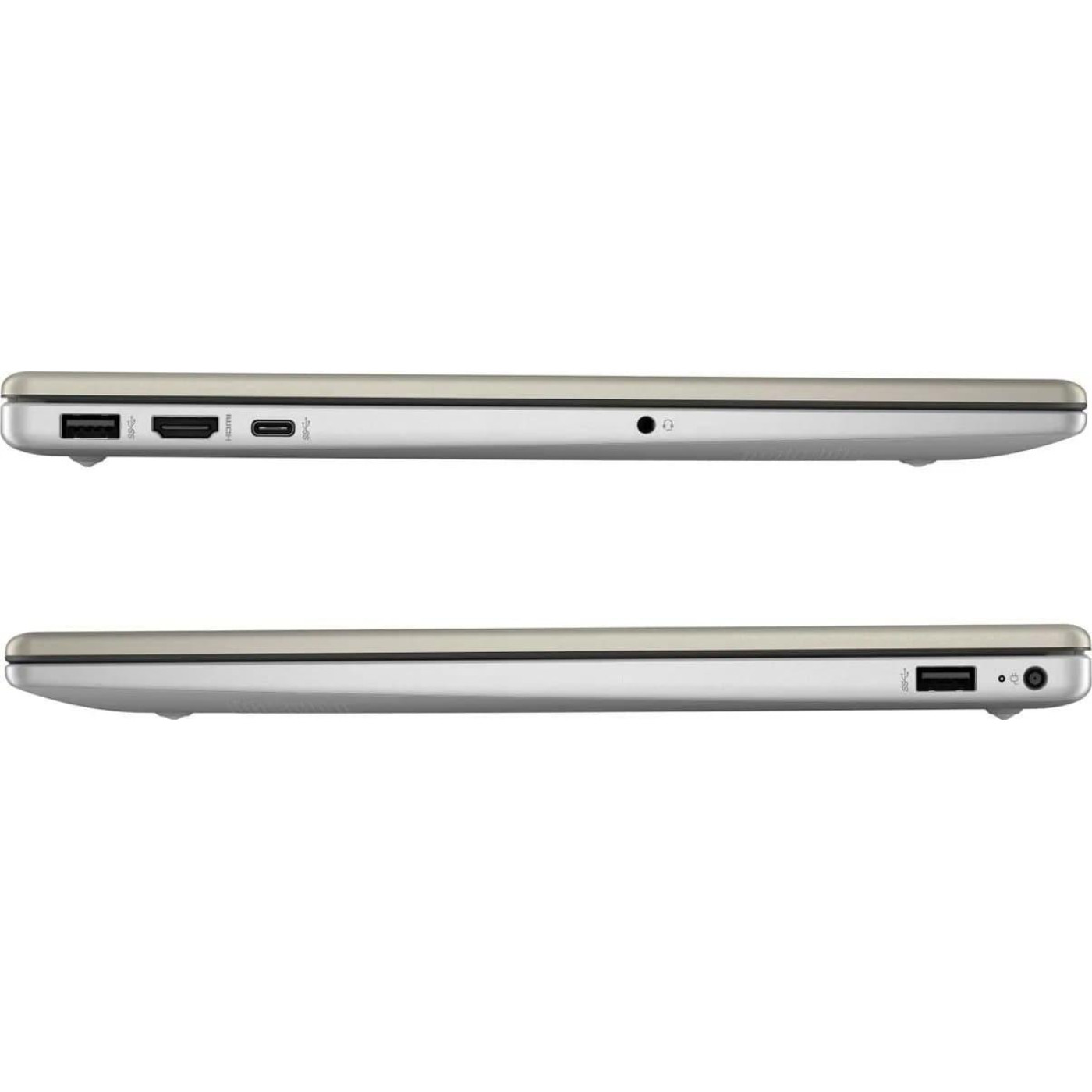 Ноутбук HP 15.6 15-fd1163ua FHD IPS/Intel Core 3-100U/16GB/512SSD/Intel Graphics/DOS/Gold (C9NC7EA)