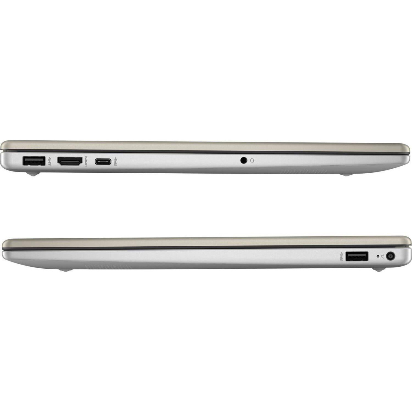 Ноутбук HP 15.6 15-fd1166ua FHD IPS/Intel Core 5-120U/8GB/512SSD/Intel Graphics/DOS/Gold (C9ND2EA)