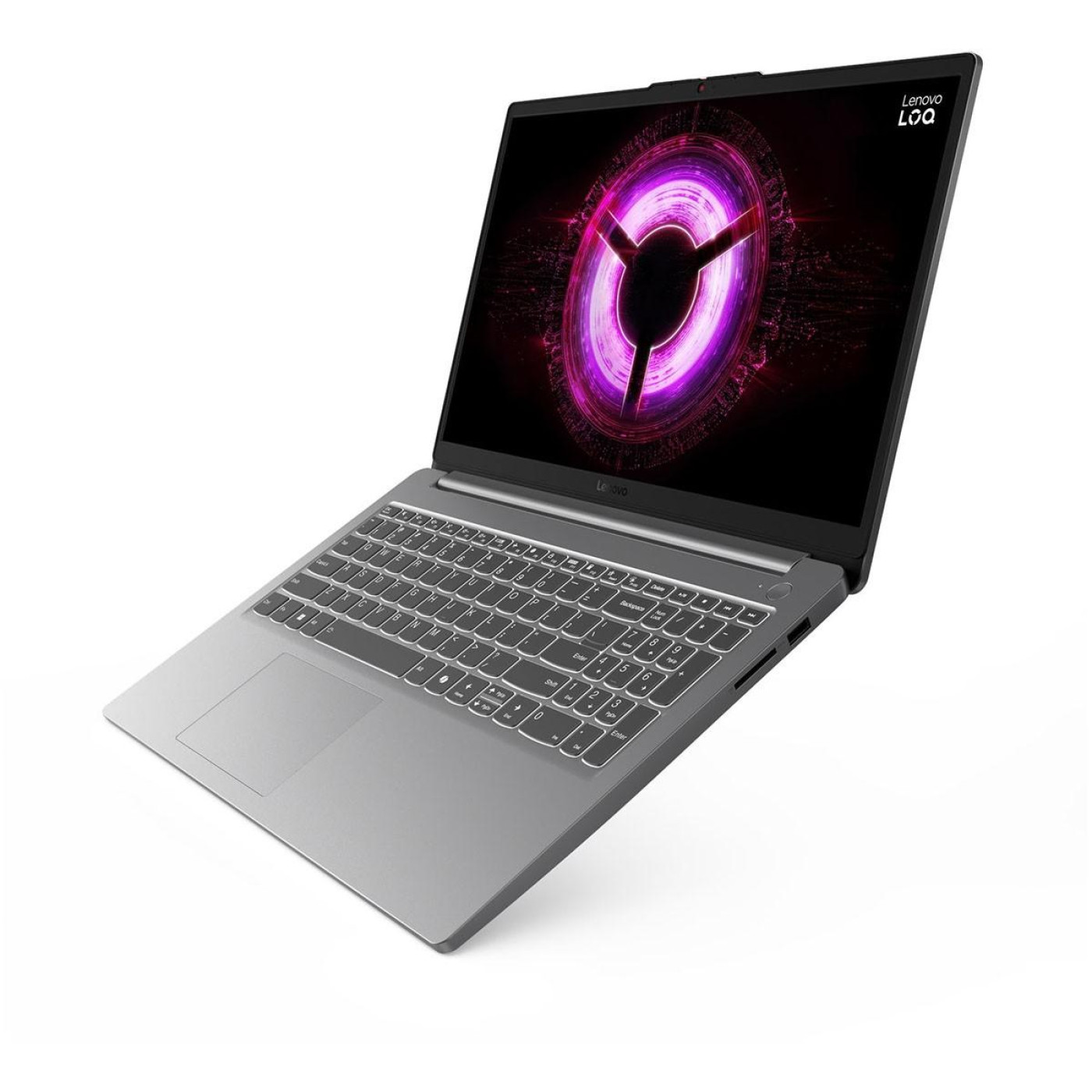 Ноутбук Lenovo 15.6 LOQ 15ARP10E FHD IPS/Ryzen 5 7535HS/16GB/512GB/RTX 3050 6GB/DOS/Grey (83S0002CRM)