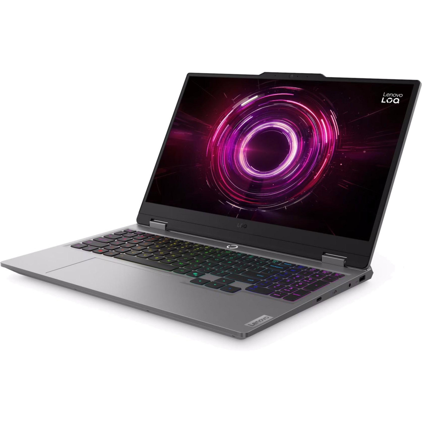 Ноутбук Lenovo 15.6 LOQ 15AHP10 FHD IPS 144Hz/Ryzen 5 220/16GB/512 SSD/RTX 5050 8GB/DOS/Luna Grey (83JG00FBRA)