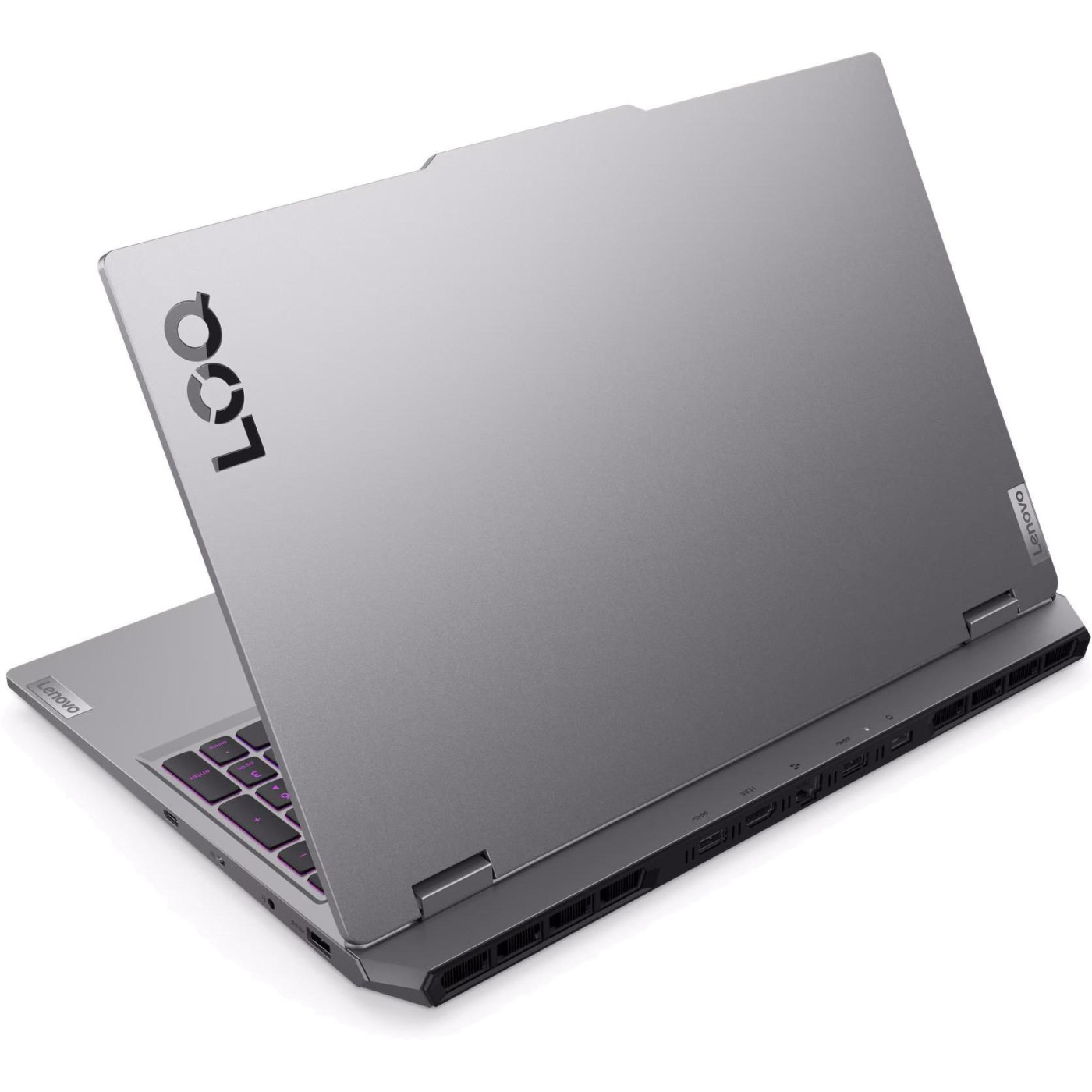 Ноутбук Lenovo 15.6 LOQ 15AHP10 FHD IPS 144Hz/Ryzen 5 220/16GB/512 SSD/RTX 5050 8GB/DOS/Luna Grey (83JG00FBRA)