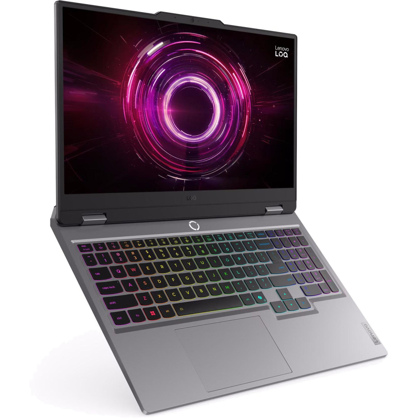 Ноутбук Lenovo 15.6 LOQ 15AHP10 FHD IPS 144Hz/Ryzen 5 220/16GB/512 SSD/RTX 5050 8GB/DOS/Luna Grey (83JG00FBRA)