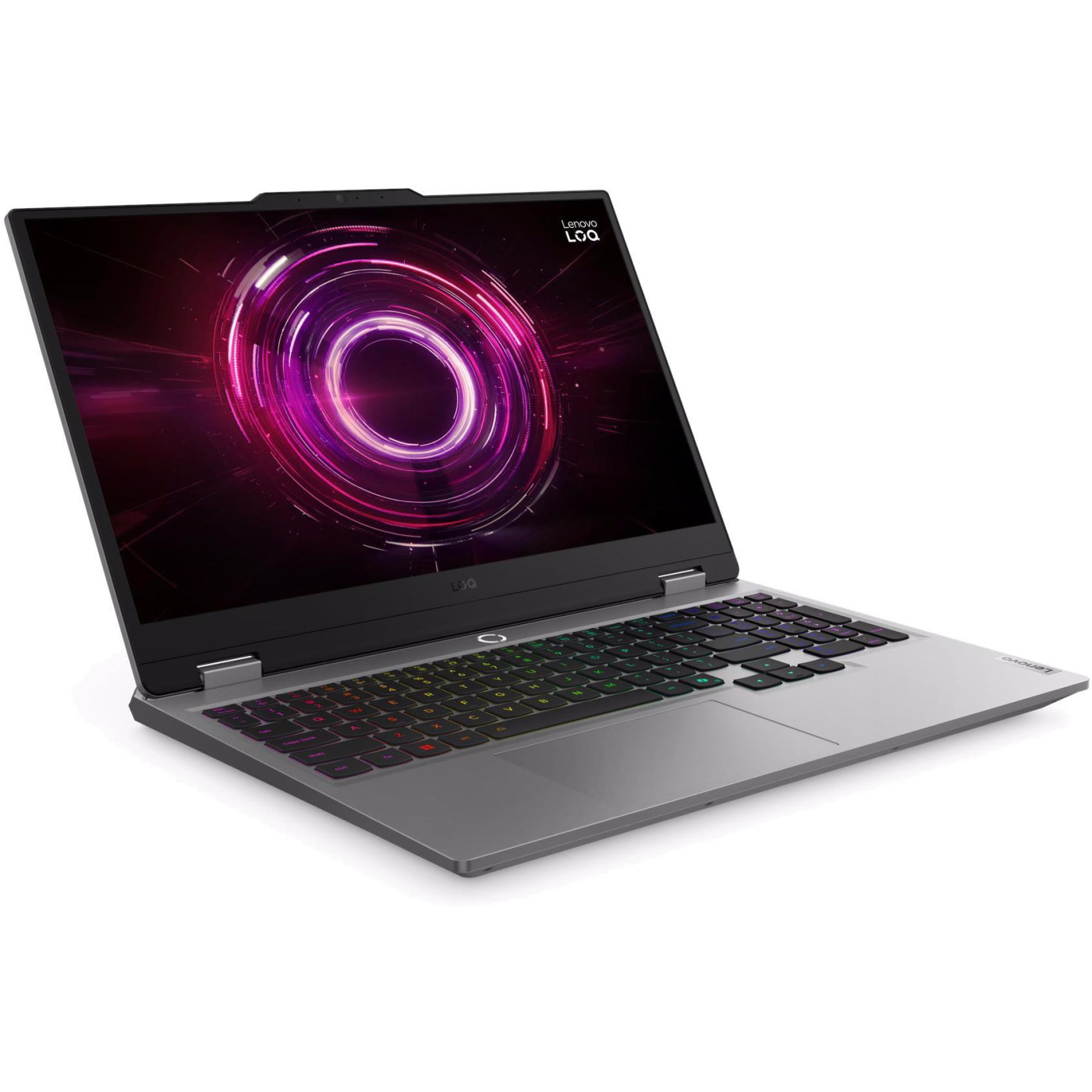 Ноутбук Lenovo 15.6 LOQ 15AHP10 FHD IPS 144Hz/Ryzen 5 220/16GB/512 SSD/RTX 5050 8GB/DOS/Luna Grey (83JG00FBRA)