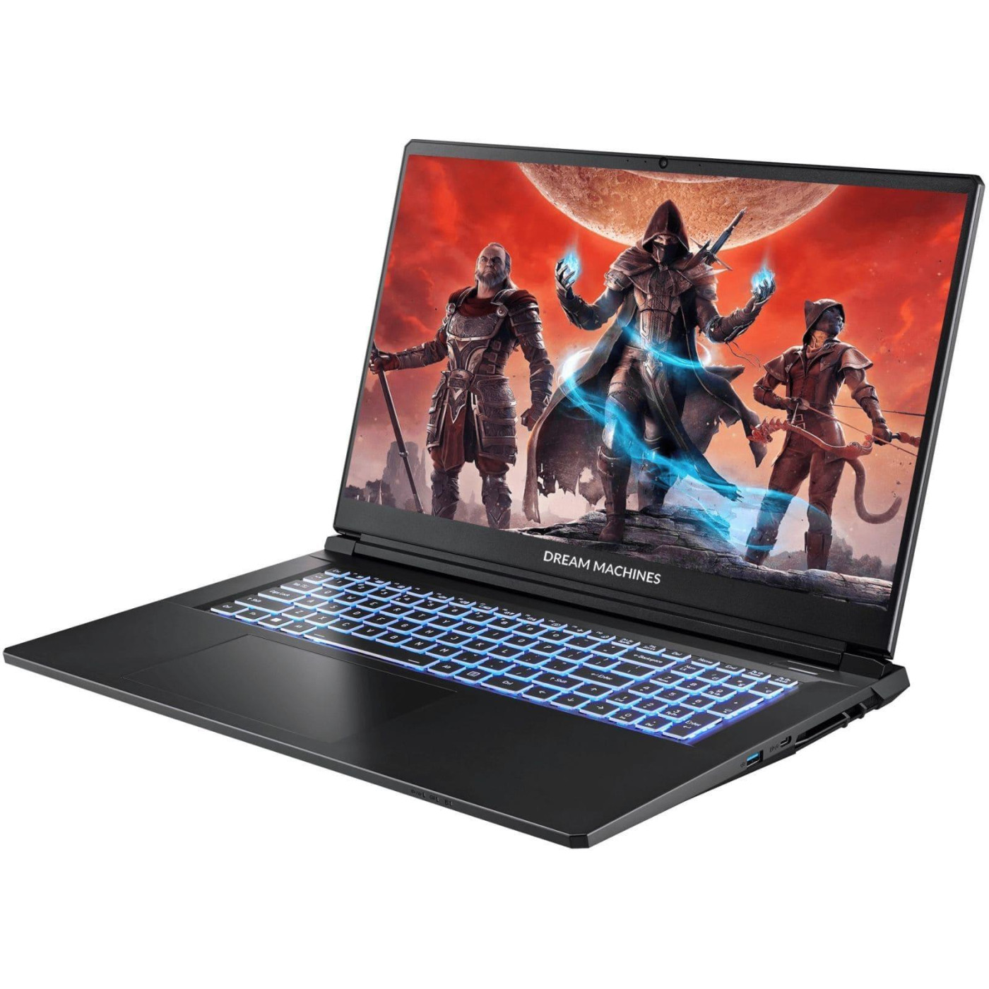 Ноутбук Dream Machines 17.3 RT5060-17 FHD IPS/Ryzen 7 AI 350/32GB/2TB/RTX 5060 8GB/DOS/Black (RT5060-17UA25)