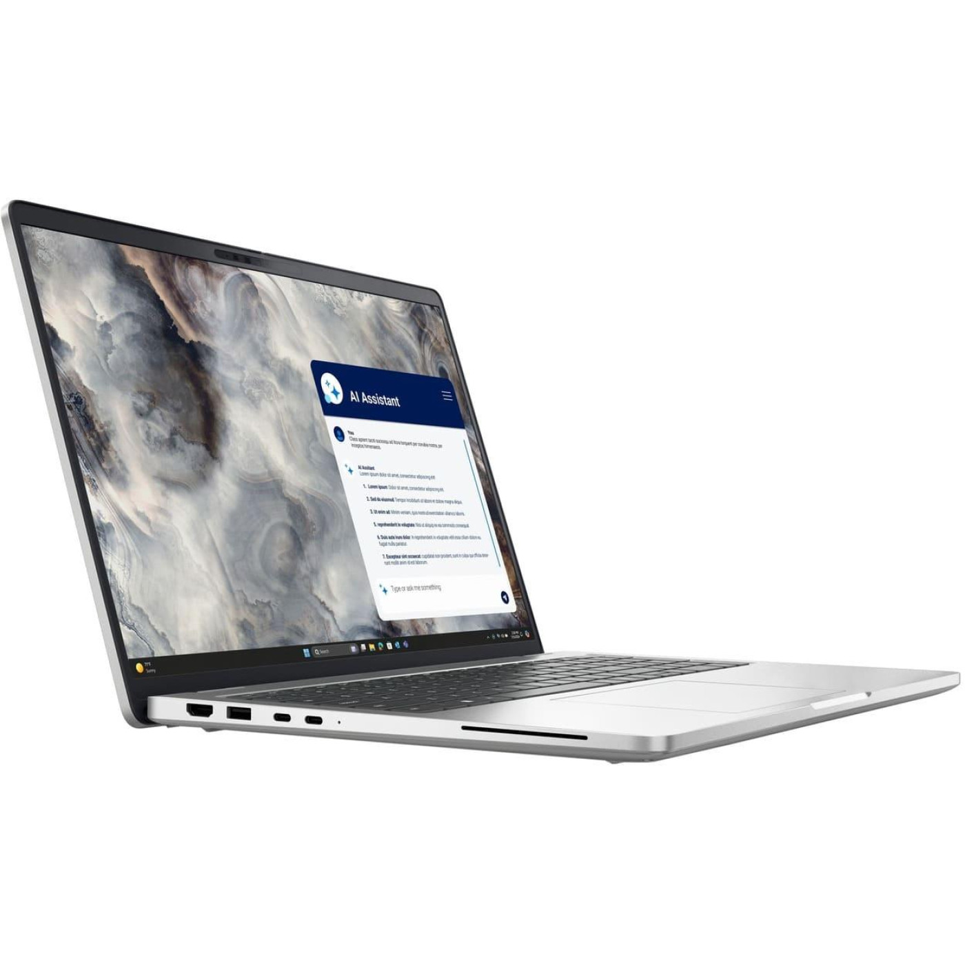 Ноутбук Dell 16 Pro 16 Plus FHD+ AG/Intel U7-268V/32GB/512SSD/UMA/DOS/Silver (BTO212PB16250UA_UBU)