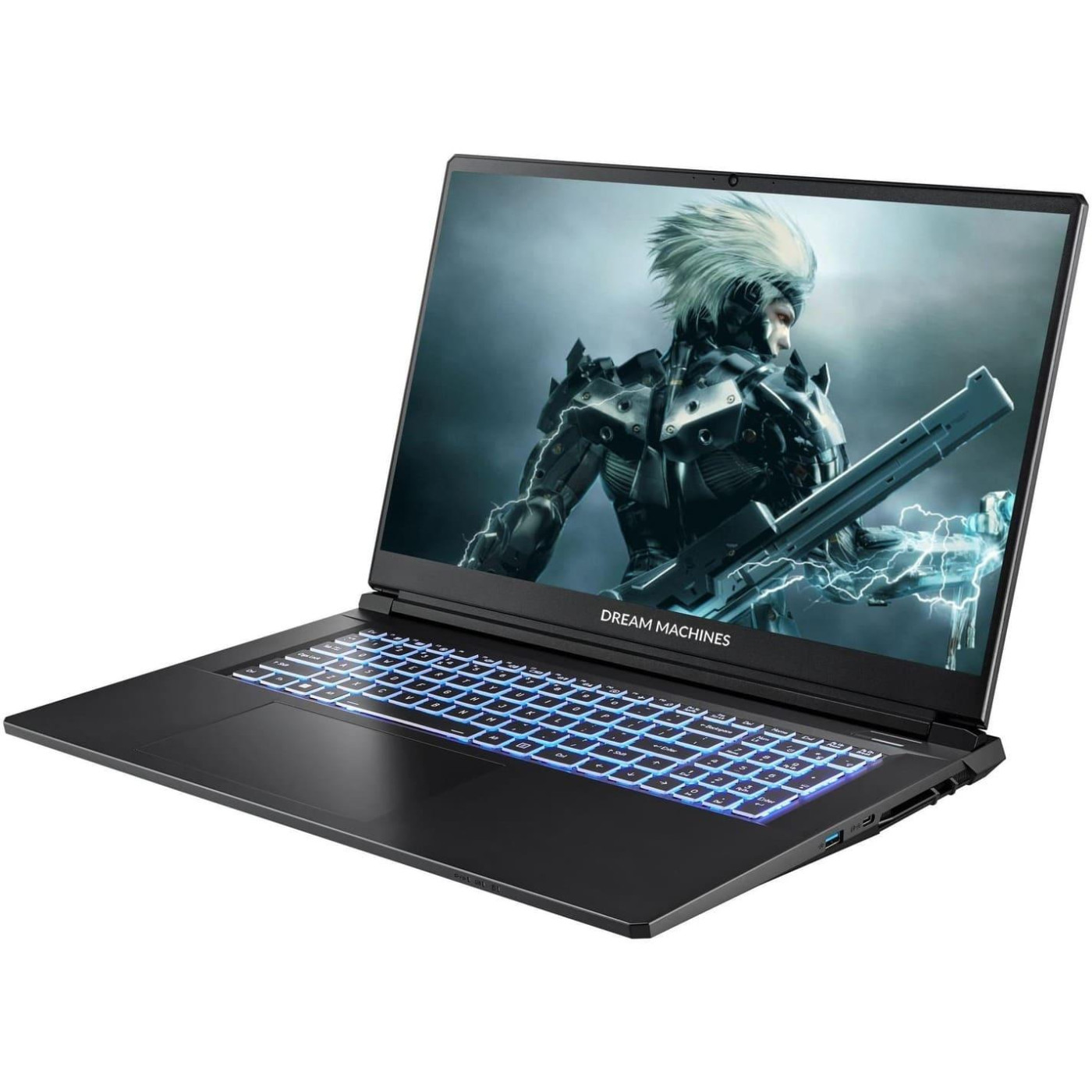 Ноутбук Dream Machines 17.3 RT5050-17 FHD IPS/Ryzen 7 AI 350/32GB/2TB/RTX 5050 8GB/DOS/Black (RT5050-17UA25)