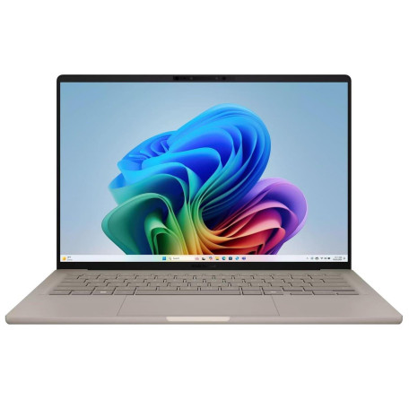 Ноутбук ASUS 14 Zenbook A14 UX3407NA-QD023W WUXGA OLED/Qualcomm X2 Elite Extreme/32GB/1TB/UMA/W11H/Beige (90NB1711-M00390)