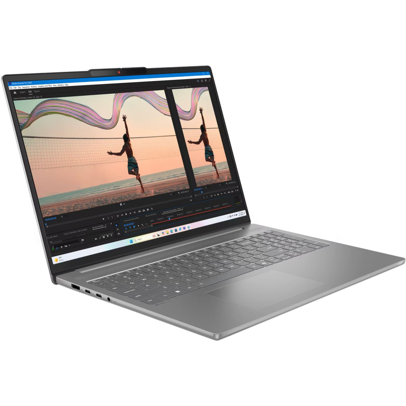 Ноутбук 16 Lenovo IdeaPad Slim 5 16ARP10 FHD IPS/Ryzen 7 7735HS/16GB/512SSD/AMD Radeon 680M/DOS/Luna Grey (83HU004QRA)