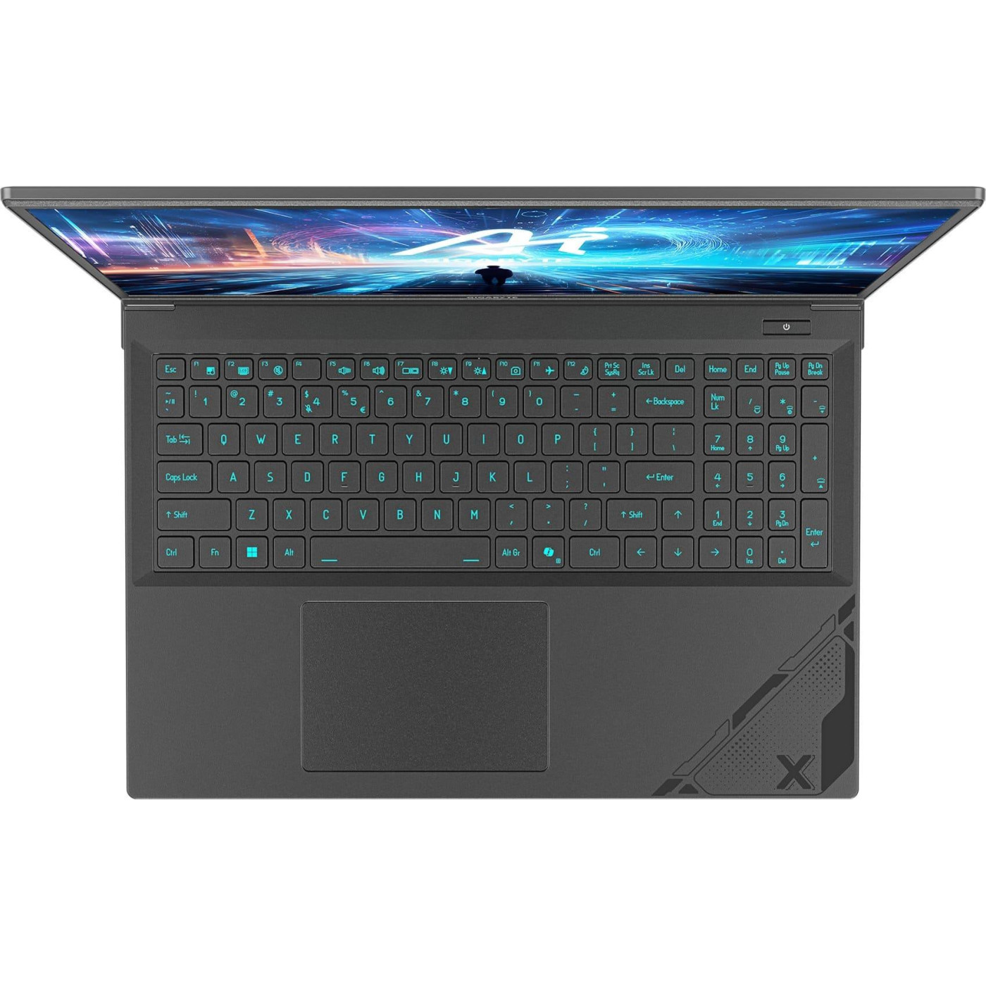 Ноутбук GIGABYTE 16 G6X 9KG 2024 1920x1200/Intel Core i7-13650HX/16 ГБ/1000 ГБ/RTX 4060, 8 ГБ /Win11/Gunmetal Gray (G6X 9KG-43UA854SD) Б/в