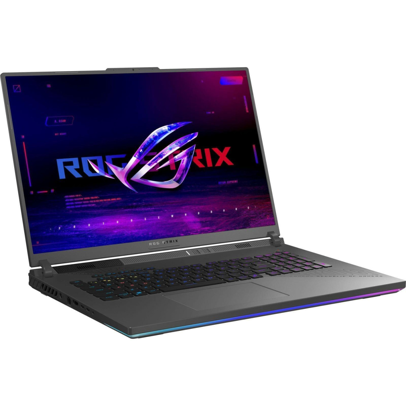 Ноутбук ASUS 18 ROG Strix G18 G814PM 2560x1600 IPS 240Hz/Ryzen 9 8940HX/32GB/1TB/RTX 5060/W11H/Eclipse Gray (G814PM-S9010W)