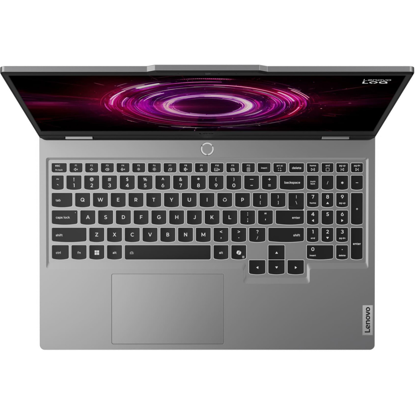 Ноутбук Lenovo 15.6 LOQ 15AHP10 FHD IPS 144Hz/Ryzen 7 250/16GB/1TB/RTX 5060/W11P/Luna Gray (83JG007PUS Custom 1TB SSD / Win11Pro + USB Hub)