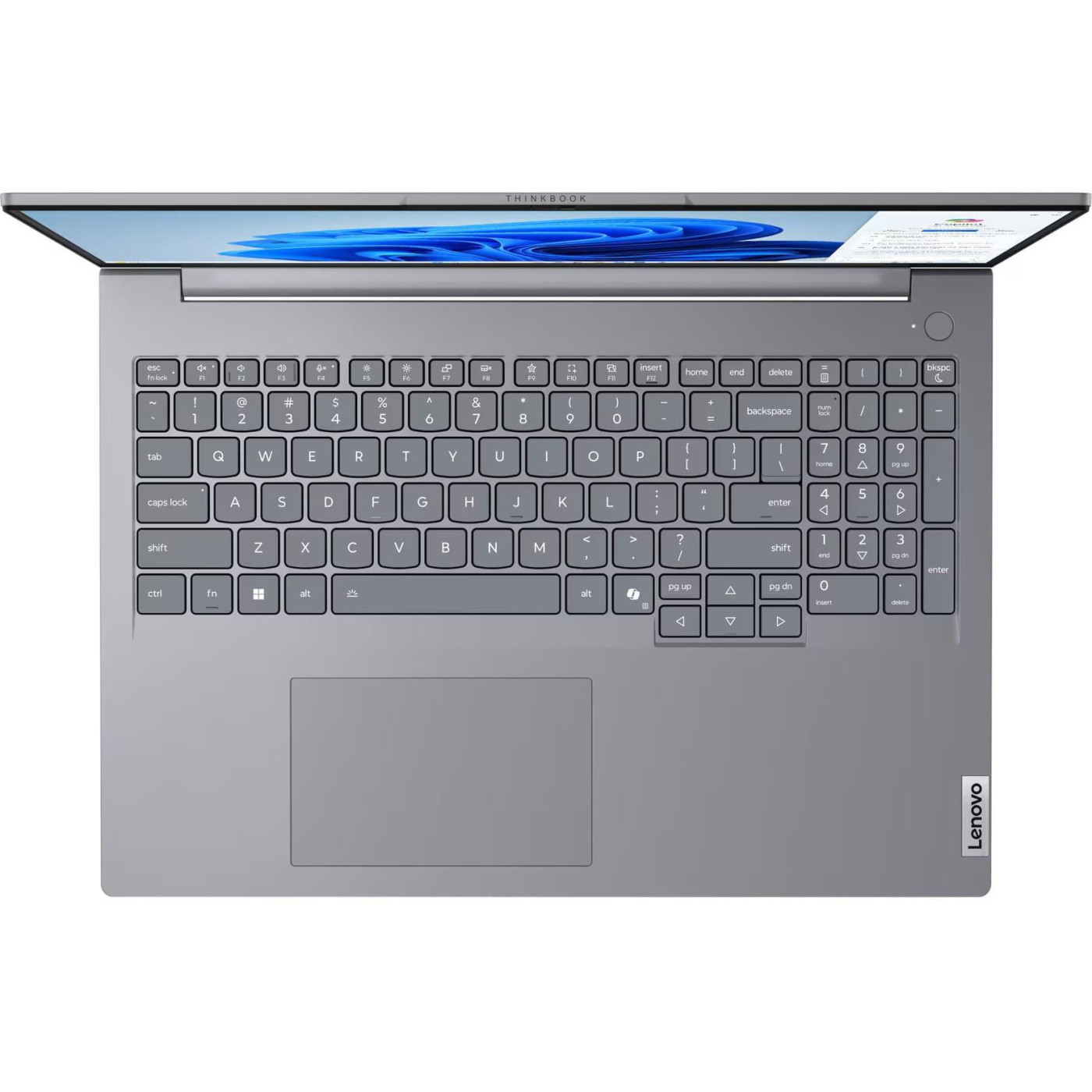 Ноутбук Lenovo 16 ThinkBook 16 G8 IAL U7-255H/16GB/512GB/UMA/DOS/Gray Arctic (21SK007YRA)