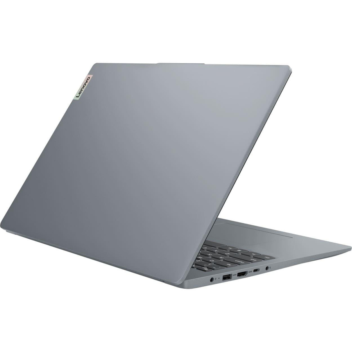 Ноутбук Lenovo 15.6 IdeaPad Slim 3 15AMN8 FHD IPS/Ryzen 5 40/16GB/512SSD/UMA/Radeon 610M/DOS/Arctic Grey (82XQ01K2RA)
