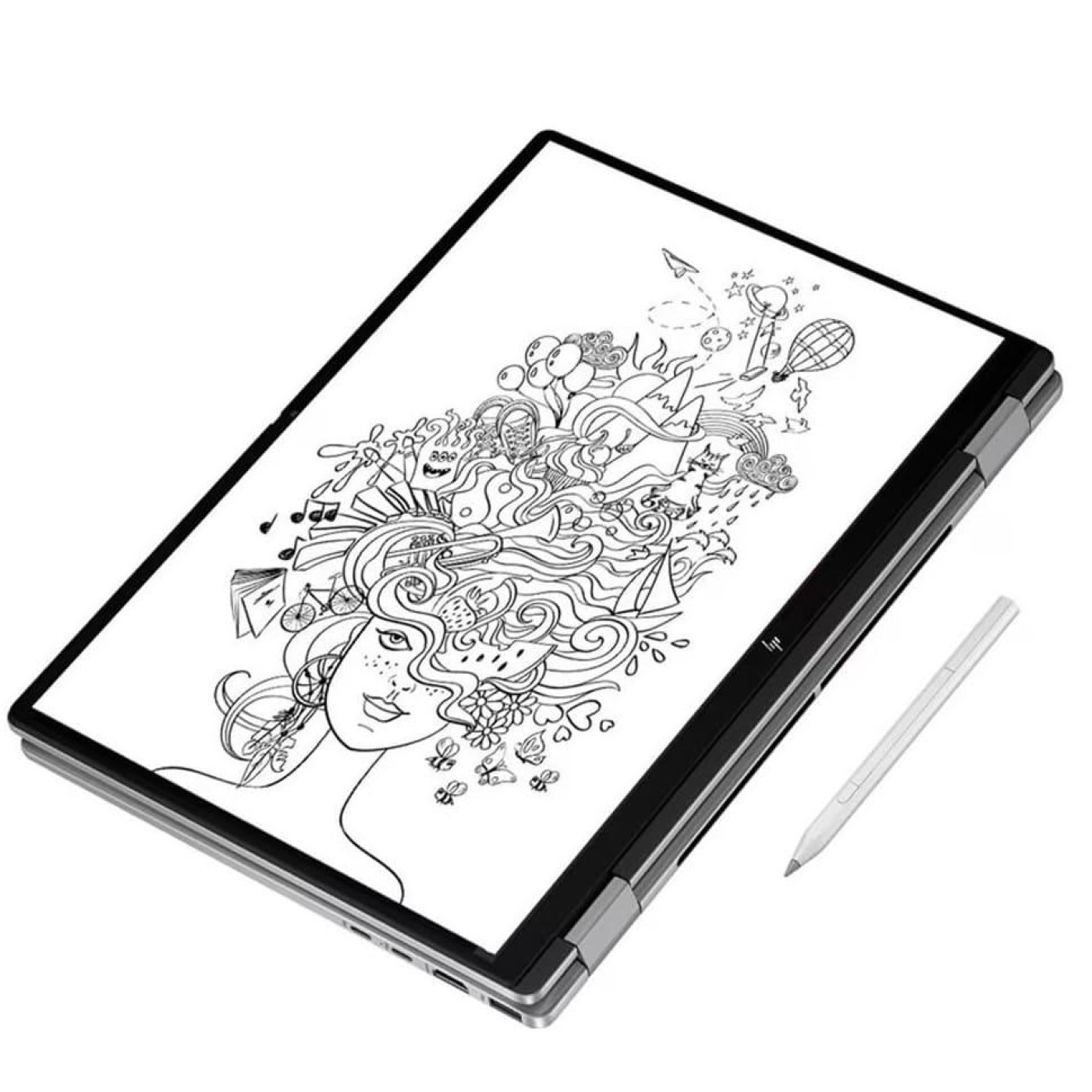 Ноутбук HP 14 OmniBook X Flip x360 14-fk0004ua 2048x1080 IPS Touch/Ryzen 5 AI 340/16GB/512SSD/UMA/W11H/Grey (C3VD1EA)