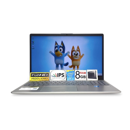 Ноутбук Hewlett Packard 15.6 HP 15 FHD IPS/Intel Core i3-N305/8GB/256GB SSD/Intel UHD Graphics/DOS/Silver (14399) Б/у