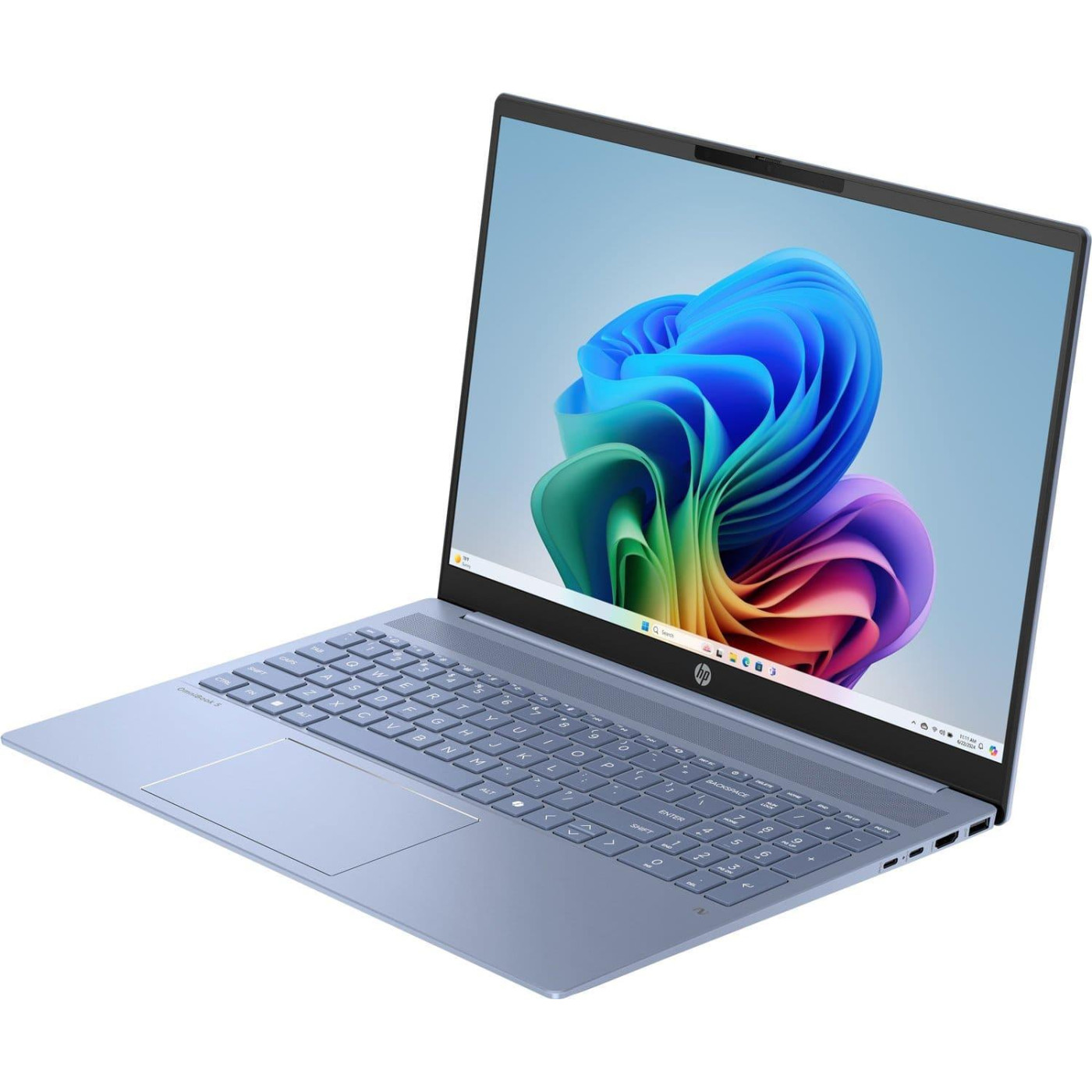 Ноутбук HP 16 OmniBook 5 16-ag1014ua 1920x1200 IPS Touch/Ryzen AI 5 330/16GB/512SSD/Radeon/W11H/Blue (C9RS9EA)