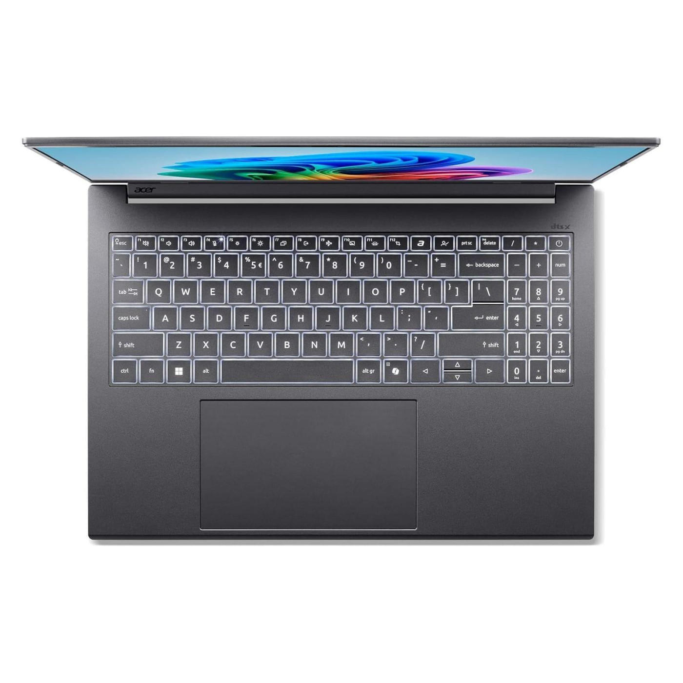 Ноутбук Acer 16 Aspire 16 A16-11M WUXGA IPS/Quallcomm X X1-26-100/32GB/1TB/UMA/Win11/Gray (NX.JLNEU.002)