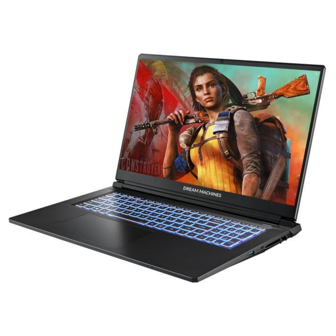 Ноутбук Dream Machines 17 RT5060-17 FHD IPS/AMD R7-260/32GB/1TB/RTX 5060 8GB/DOS/Black (RT5060-17UA21)