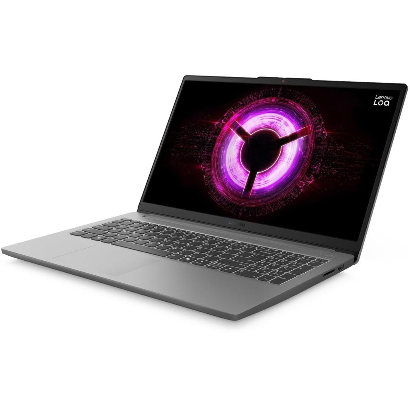 Ноутбук Lenovo 15.6 LOQ 15ARP10E FHD IPS/Ryzen 5 150/16GB/512SSD/RTX 3050 6GB/DOS/Luna Grey (83S000ECRA)