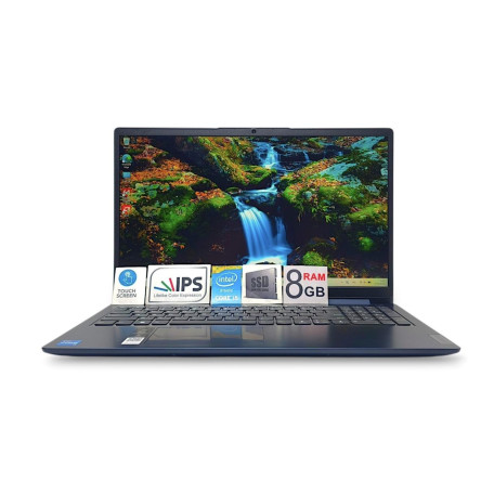 Ноутбук Lenovo 15.6 IdeaPad 1i FHD IPS Touch/Intel Core i5-1335U/8GB/256GB SSD/Intel Iris Xe Graphics/DOS/Cloud Grey (14317) Б/у