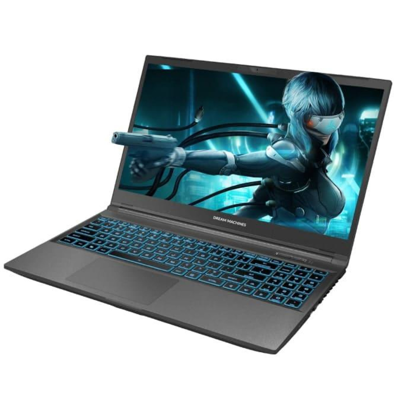 Ноутбук Dream Machines 15 RG4050-15 FHD IPS/Intel Core i7-13620H/32GB/1TB SSD/RTX 4050 6GB/DOS/Black (RG4050-15UA62)