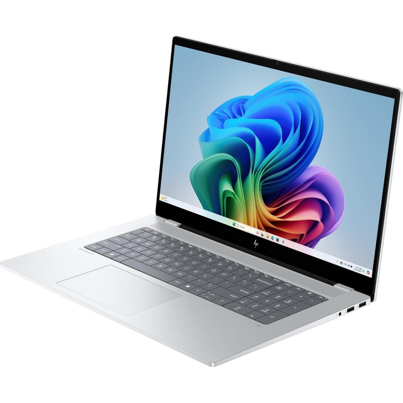 Ноутбук HP 17.3 OmniBook 7 17-dc0073cl FHD IPS Touchscreen/Intel Core Ultra 7 258V/32GB/1TB/RTX 4050 6GB/W11H/Glacier Silver (B93R4UA) U1