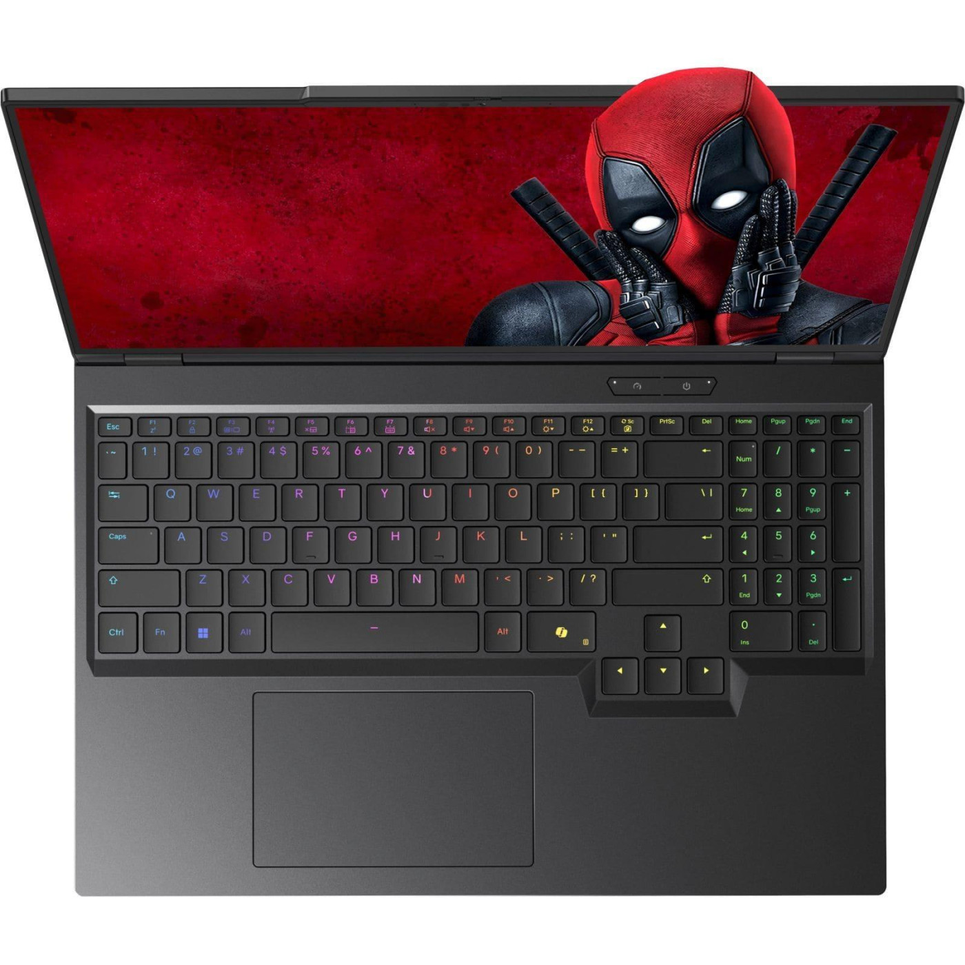 Ноутбук Dream Machines 16 RT5090-16 QHD+/AMD R9-9955HX3D/32GB/2TB/RTX 5090 24GB/DOS/Black (RT5090-16UA32)