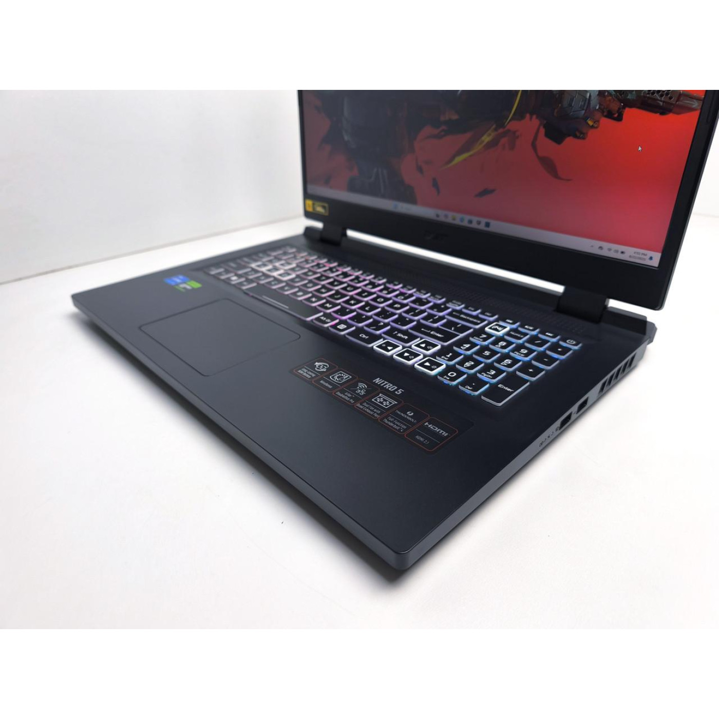 Ноутбук Acer Nitro 5 AN517-55-51DQ 17.3 FHD 144Hz I5-12450H 16Gb DDR4 SSD 512GB RTX 3050 (NH.QFZAA.006) (11191) Б/в