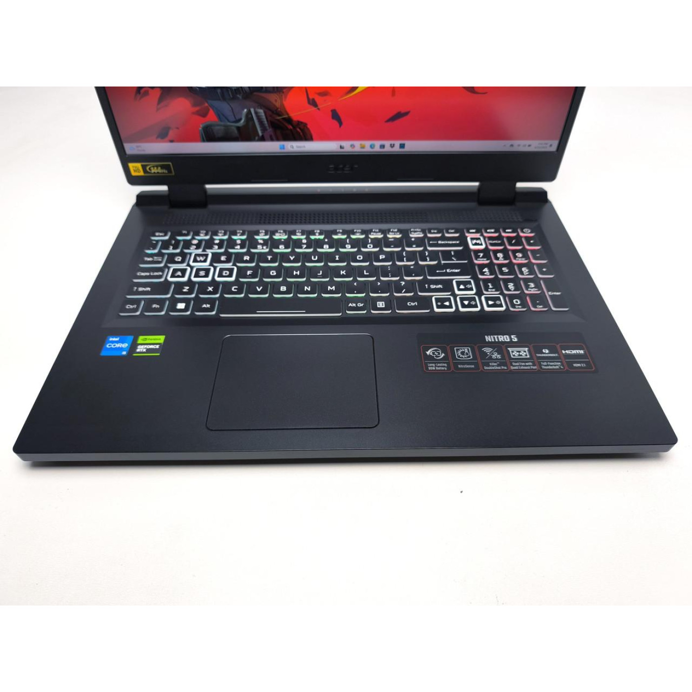 Ноутбук Acer Nitro 5 AN517-55-51DQ 17.3 FHD 144Hz I5-12450H 16Gb DDR4 SSD 512GB RTX 3050 (NH.QFZAA.006) (11191) Б/в