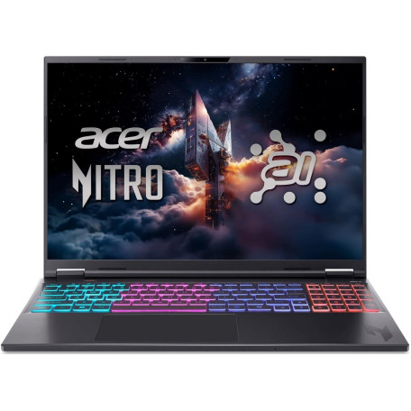 Ноутбук Acer 16 Nitro 16S AN16S-61 WQXGA IPS/AMD R7-350/32GB/1TB SSD/RTX 5070 8GB/Linux/Black (NH.QXKEU.004)