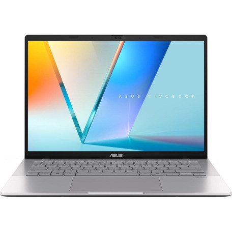 Ноутбук ASUS 14 Vivobook S14 M3407KA WUXGA OLED/Ryzen 5 AI 330/16GB/512SSD/UMA/DOS/Silver (90NB16P2-M003J0)