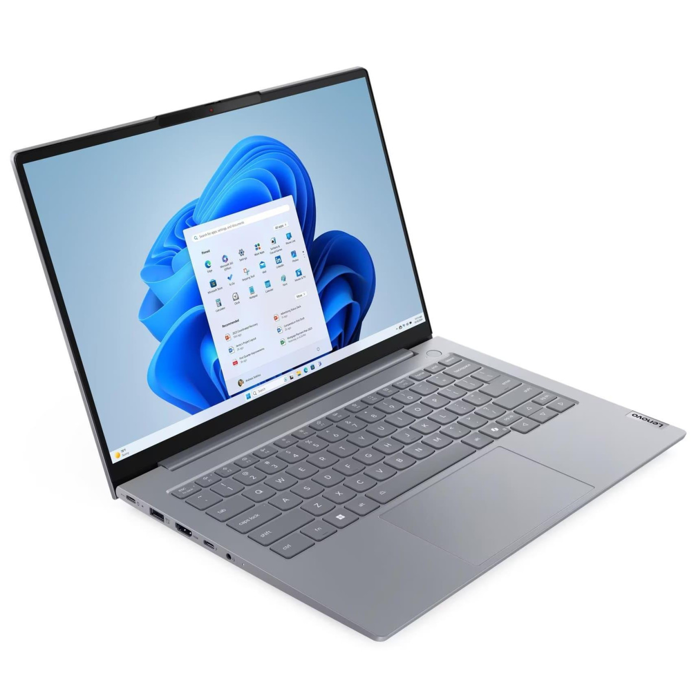 Ноутбук Lenovo 14 ThinkBook 14-G9 WUXGA IPS AG/Intel 7-240H/16GB/512SSD/UMA/W11P/Gray (21UY0017RA)