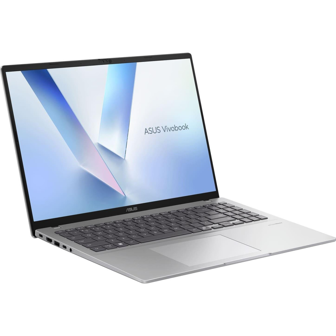 Ноутбук ASUS 16 Vivobook 16 M1607GA-MB010 WUXGA IPS/Ryzen 7 AI 445/16GB/512SSD/UMA/DOS/Silver (90NB16Z2-M000B0)