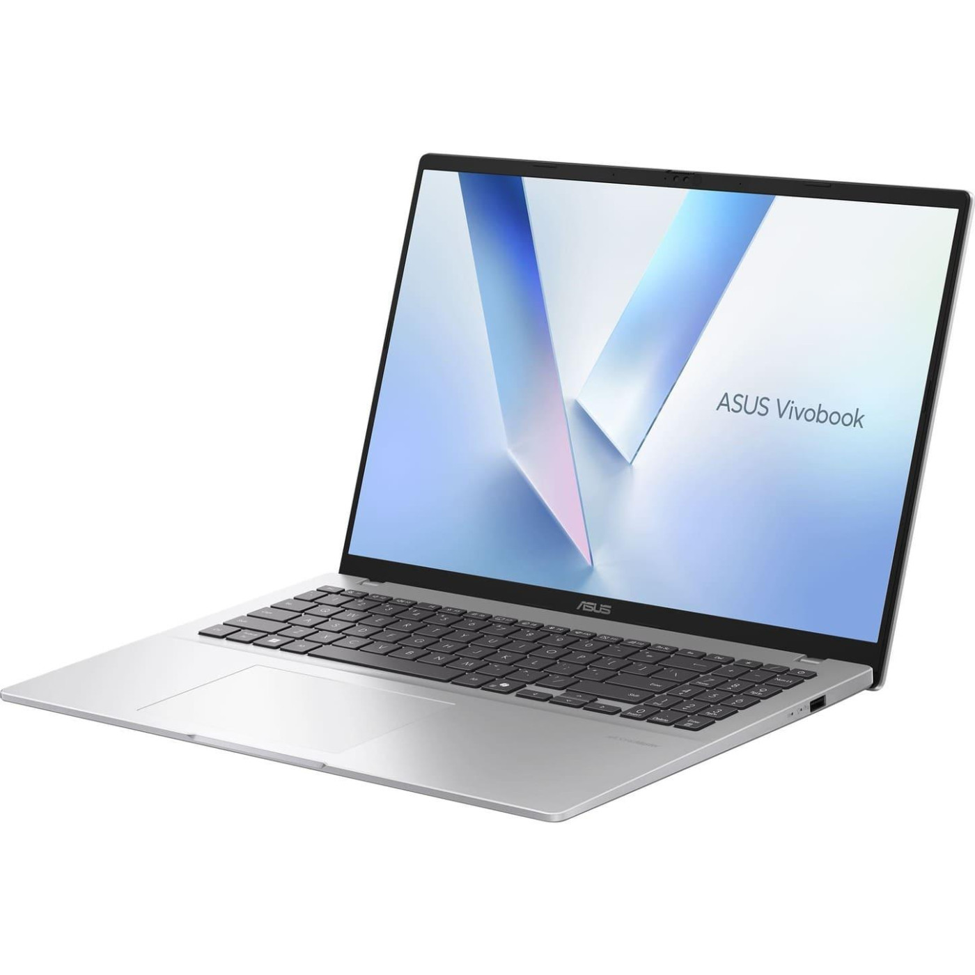 Ноутбук ASUS 16 Vivobook 16 M1607GA-MB010 WUXGA IPS/Ryzen 7 AI 445/16GB/512SSD/UMA/DOS/Silver (90NB16Z2-M000B0)