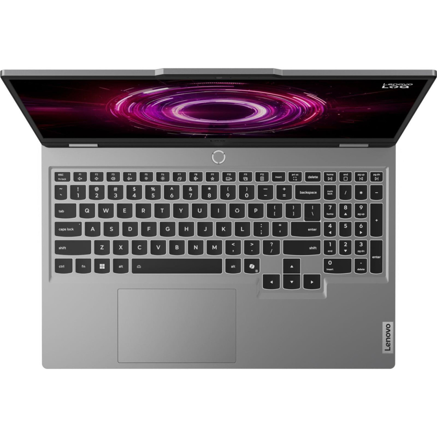 Ноутбук Lenovo 15.6 LOQ 15AHP10 FHD/R7-250/32GB/1TB/RTX 5060 8GB/DOS/Luna Grey (83JG002MRA)