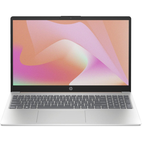 Ноутбук 15 HP 15-fd1008ua FullHD IPS/Intel Core 5 120U/16GB/512 SSD/Intel Graphics/DOS/Silver (DV5F7EA)