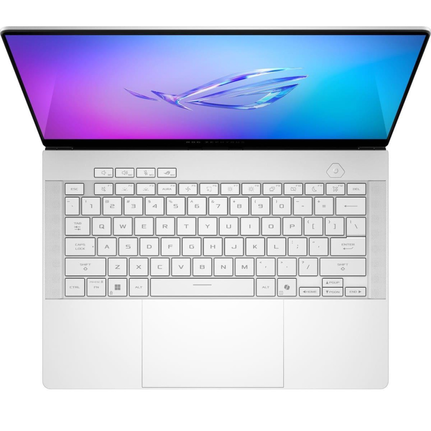 Ноутбук ASUS 14 ROG Zephyrus G14 2025 GA403WW 2.8K OLED 120Hz/Ryzen 9 AI HX 370/32GB/2TB/RTX 5080/W11H/Platinum White (GA403WW-G14.R95080)