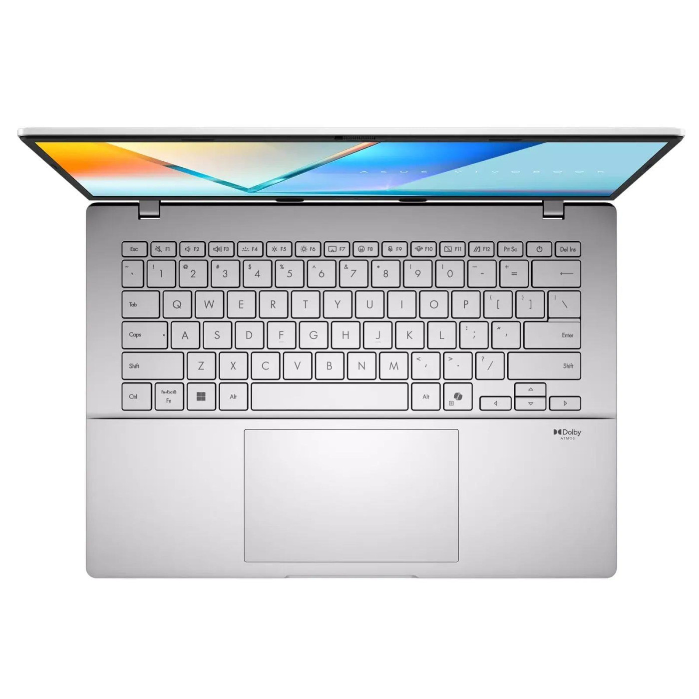 Ноутбук ASUS 14 Vivobook S 14 S3407VA-LY069 WUXGA IPS/Intel 5 210H/16GB/512SSD/UMA/DOS/Silver (90NB1681-M005X0)