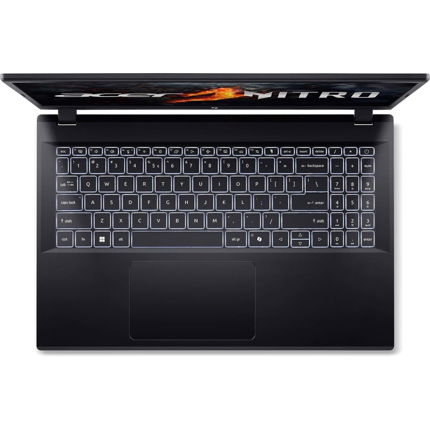 Ноутбук Acer 15 Nitro V 15 ANV15-41-R8FC 1920x1080/AMD Ryzen 5 7535HS/16 GB/512 GB/ RTX 4050 6 GB/Win10/Black (N23Q22 1) Б/в