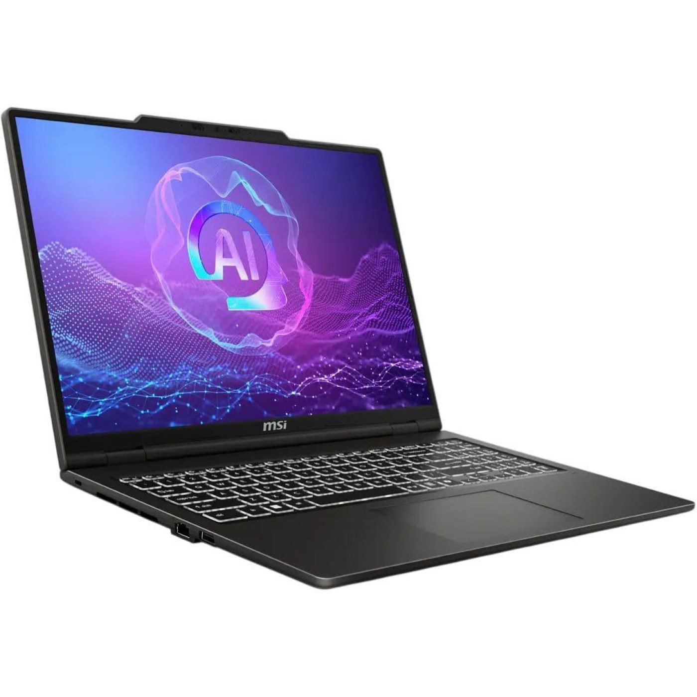 Ноутбук MSI 16 Venture A16 AI+ A3HMG 2048x1280 IPS 120Hz/Ryzen 5 AI 340/16GB/512 SSD/Radeon 840M/W11H/Solid Gray (A3HMG-036)