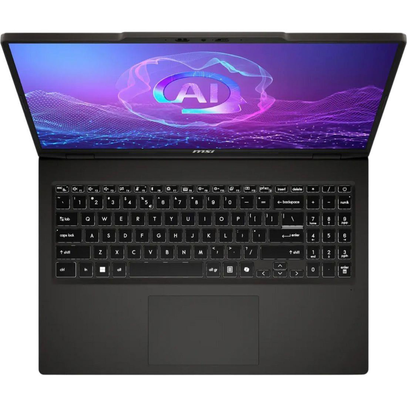 Ноутбук MSI 16 Venture A16 AI+ A3HMG 2048x1280 IPS 120Hz/Ryzen 5 AI 340/16GB/512 SSD/Radeon 840M/W11H/Solid Gray (A3HMG-036)