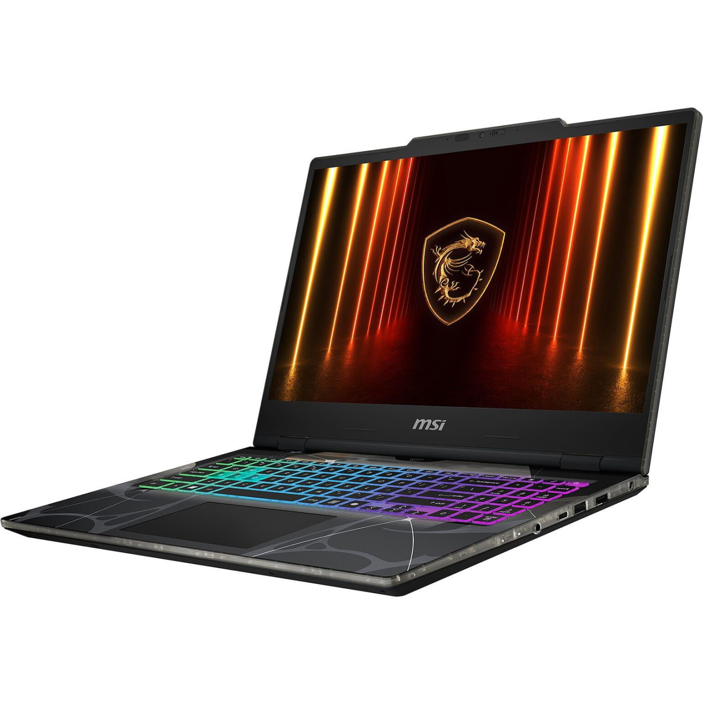 Ноутбук 15.6 MSI Cyborg 15 B13WFKG-1033XUA FHD/Intel Core i7-13620H/16GB/1TB/RTX 5060 8GB/DOS/Translucent Black