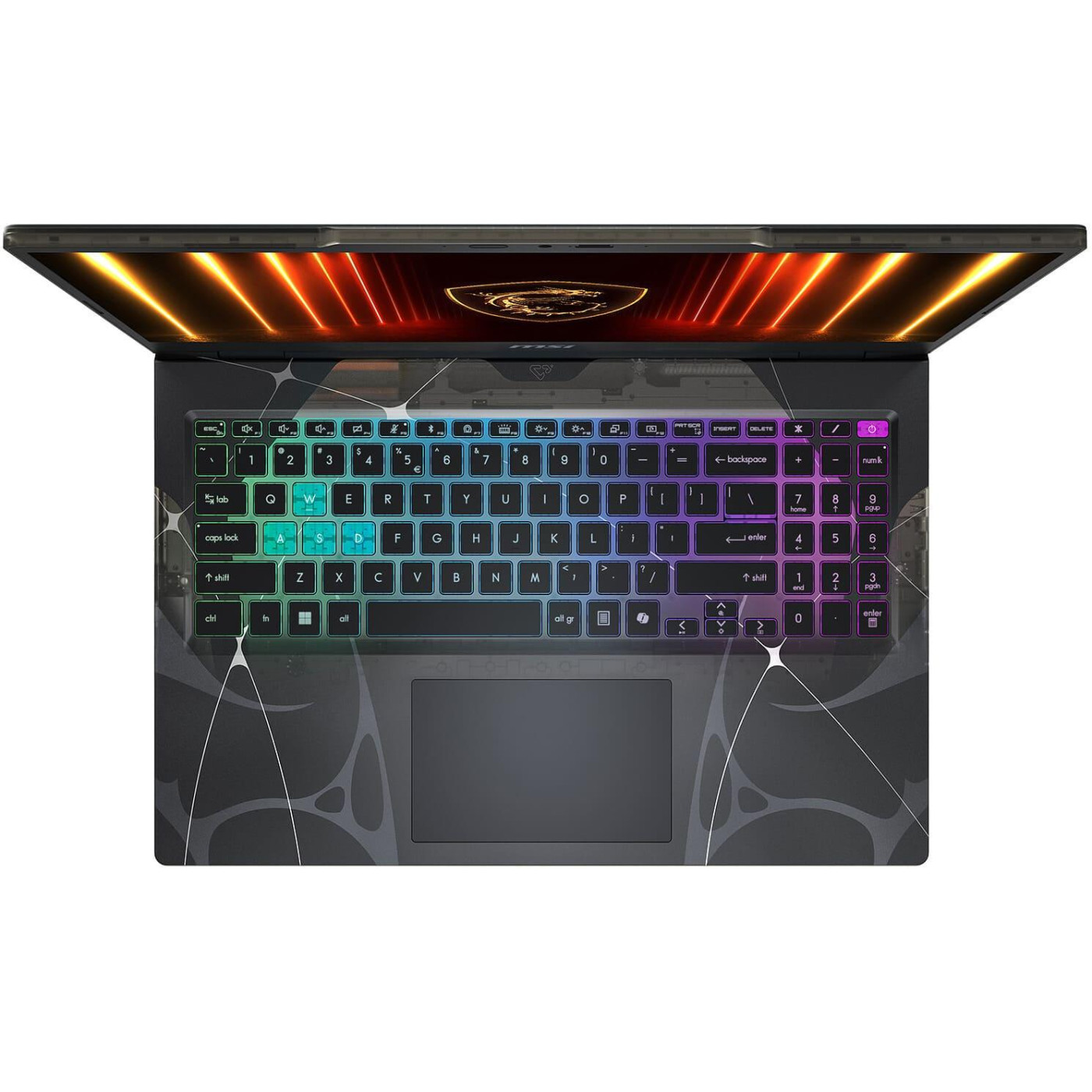 Ноутбук 15.6 MSI Cyborg 15 B13WFKG-1033XUA FHD/Intel Core i7-13620H/16GB/1TB/RTX 5060 8GB/DOS/Translucent Black