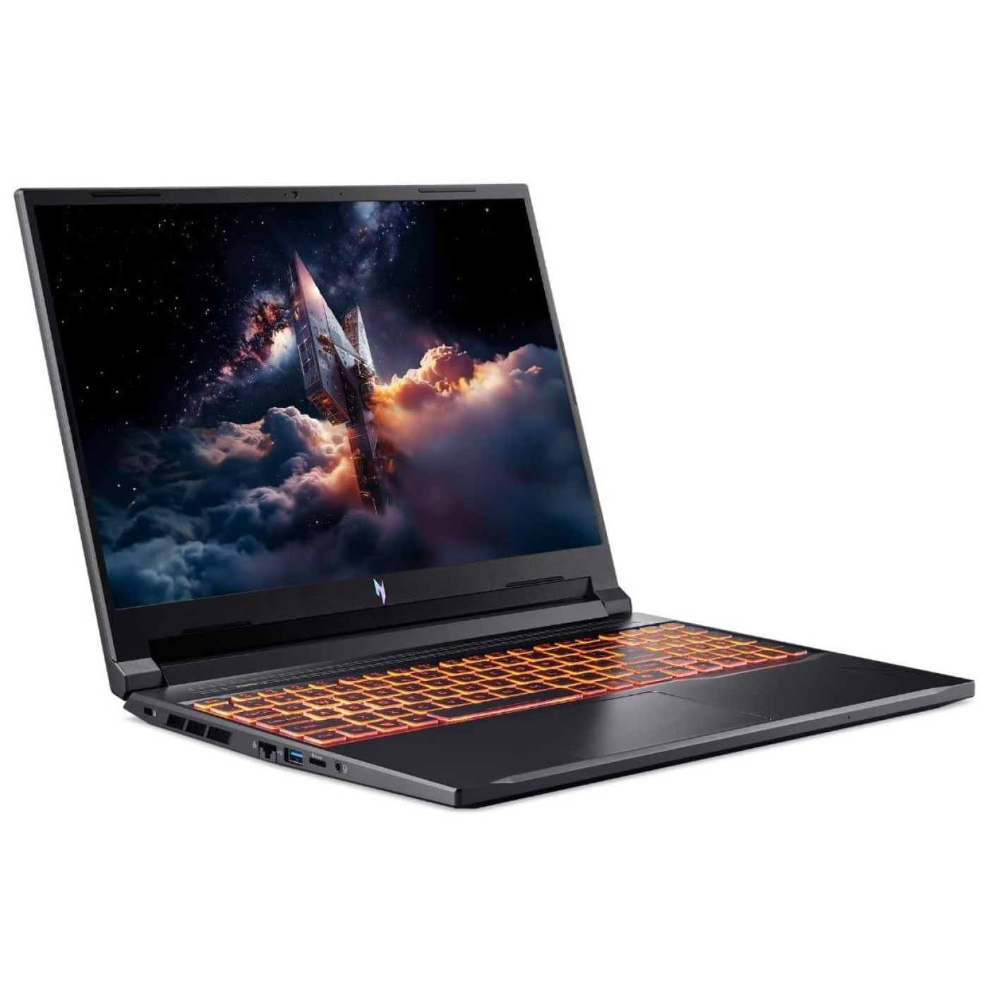 Ноутбук Acer 16 Nitro V 16 AI ANV16-42-R6HW WUXGA IPS 180Hz/Ryzen 7 260/16GB/512 SSD/RTX 5060 8GB/W11H/Black (NH.QYXEH.007)