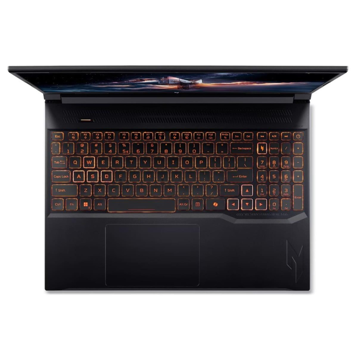 Ноутбук Acer 16 Nitro V 16 AI ANV16-42-R6HW WUXGA IPS 180Hz/Ryzen 7 260/16GB/512 SSD/RTX 5060 8GB/W11H/Black (NH.QYXEH.007)