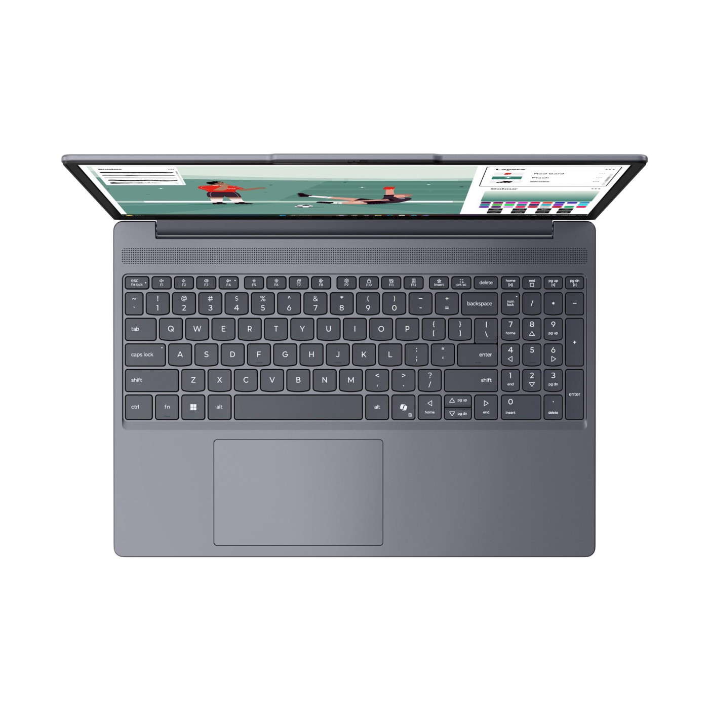 Ноутбук 15 Lenovo IdeaPad Slim 3 15IPH11 1920x1200 IPS 60Hz/Intel Core Ultra 5 322/16GB/512SSD/Intel Graphics/DOS/Luna Grey (83UR00AGRA)