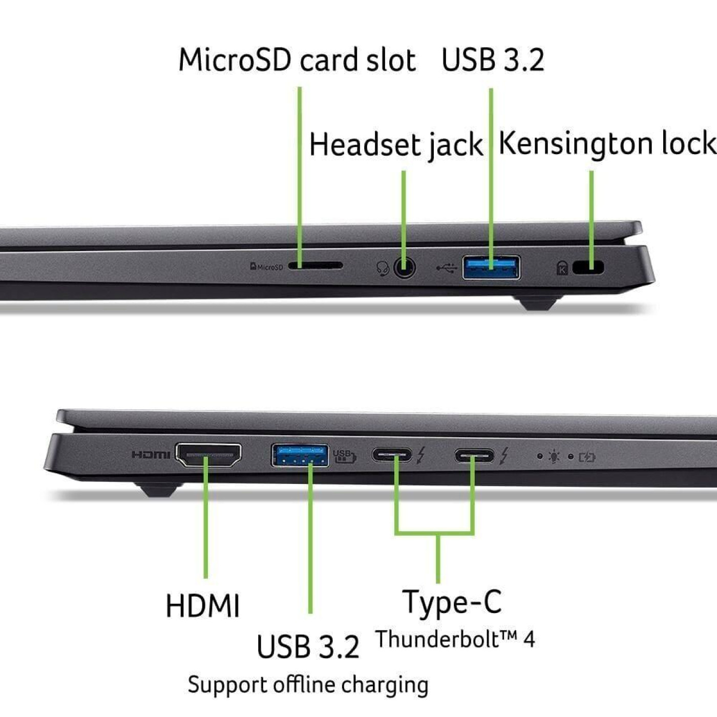 Ноутбук Acer 14.5 Swift X 14 SFX14-73G 2.8K OLED/Intel U7-255H/32GB/1TB/RTX 5060 8GB/W11/Gray (NX.J82EU.005)