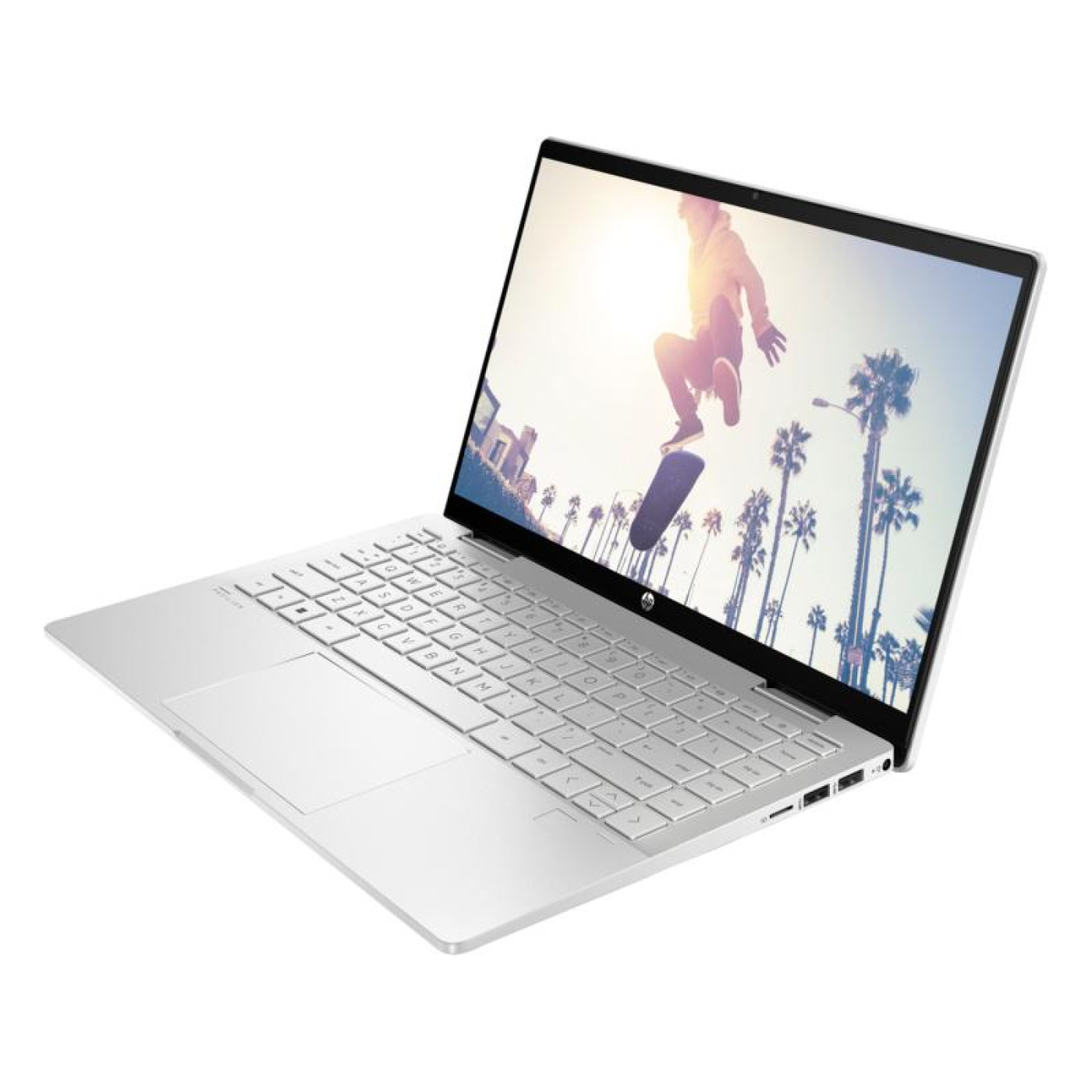 Ноутбук HP 14 Pavilion x360 14-ek2010ua FHD IPS Touch/Core 7 150U/16GB/512GB SSD/Intel Graphics/DOS/Silver (A0NB3EA)
